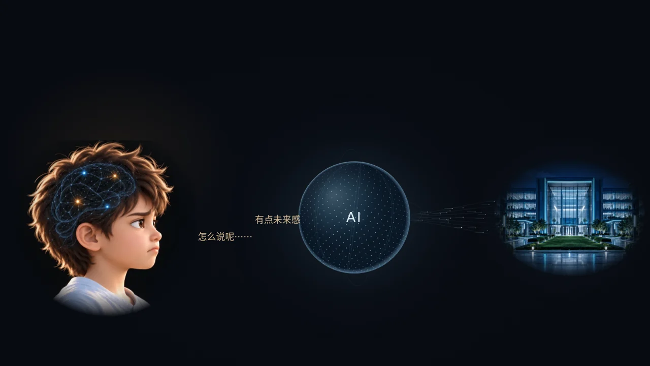 想法通过语言连接 AI,形成可见的构建结果